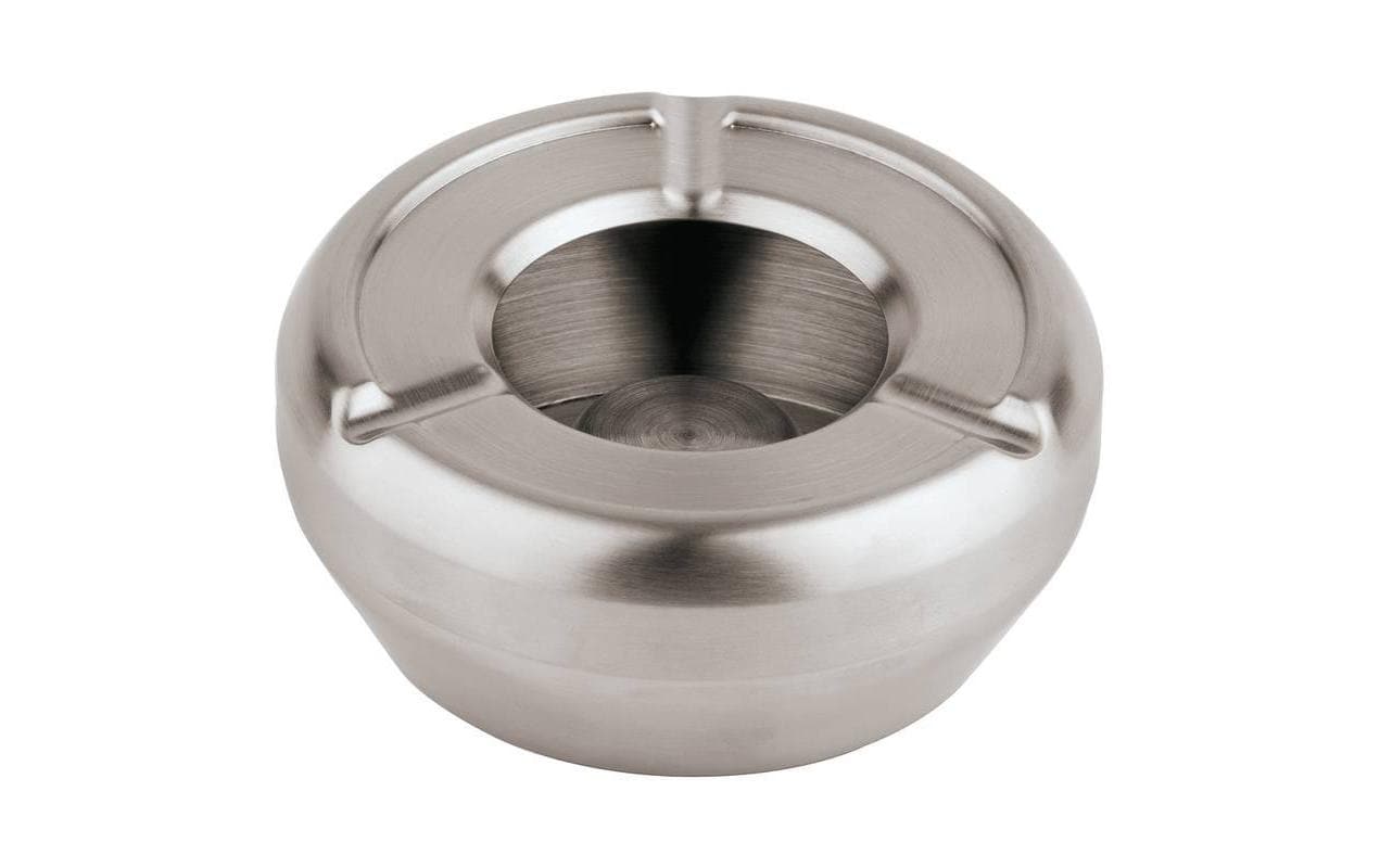 Paderno Aschenbecher – Ø 10 × 3,8 cm, Edelstahl
