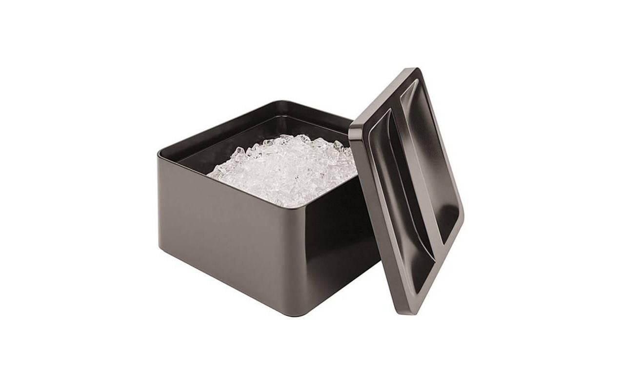 Paderno Eiswürfelbehälter 5,4 l – Polypropylen, Schwarz