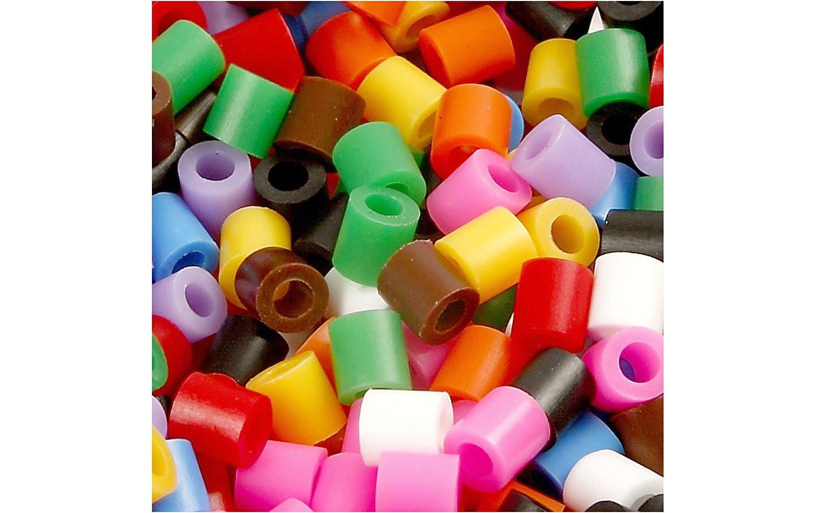 Creativ Company Bügelperlen, Medium, Mehrfarbig, Ø 5 mm, Loch Ø 2,5 mm, 20'000 Stk.