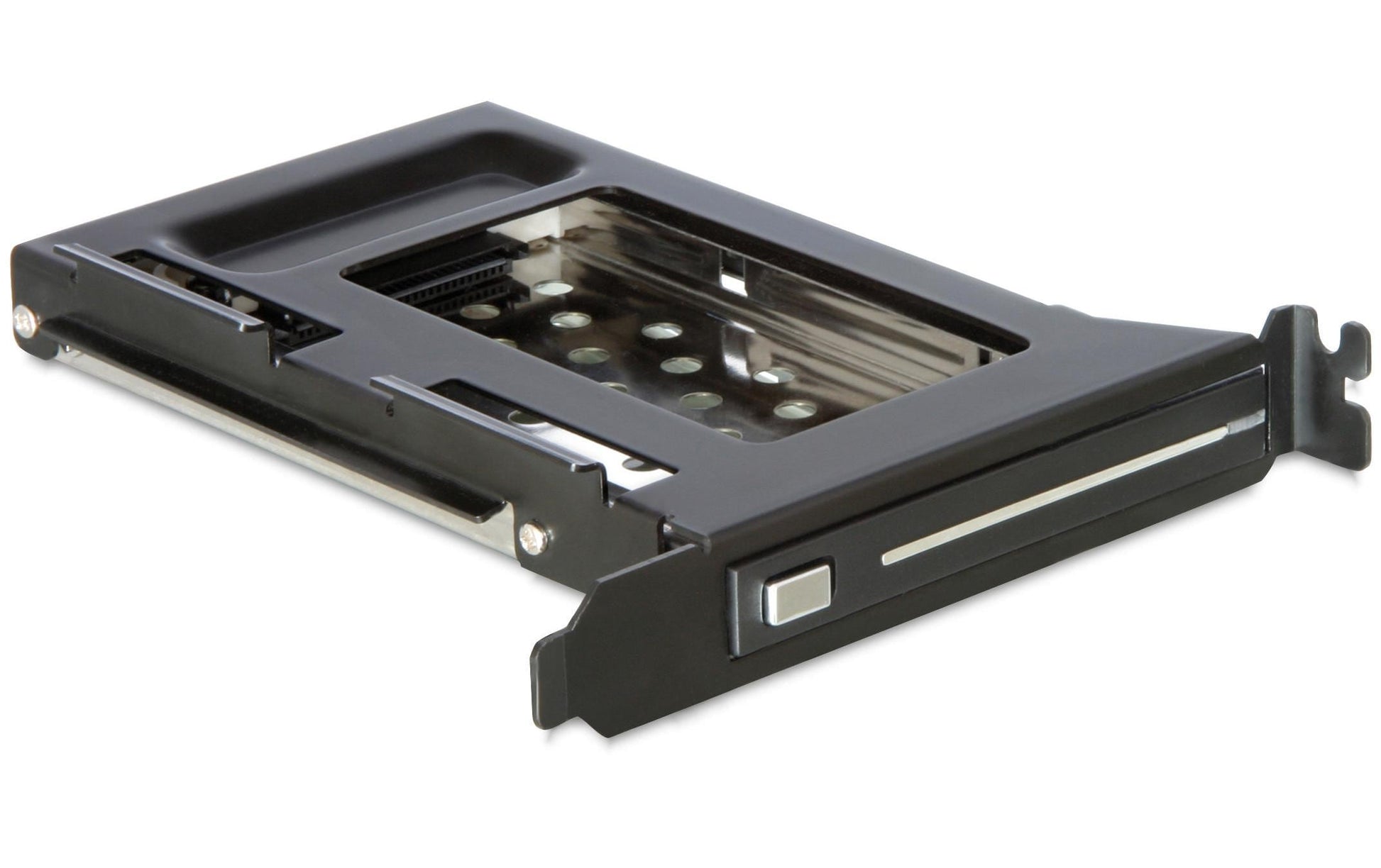 DeLOCK Einbaurahmen für 2,5" HDD/SSD – SATA (mit Strom, SATA I/II) – Schwarz