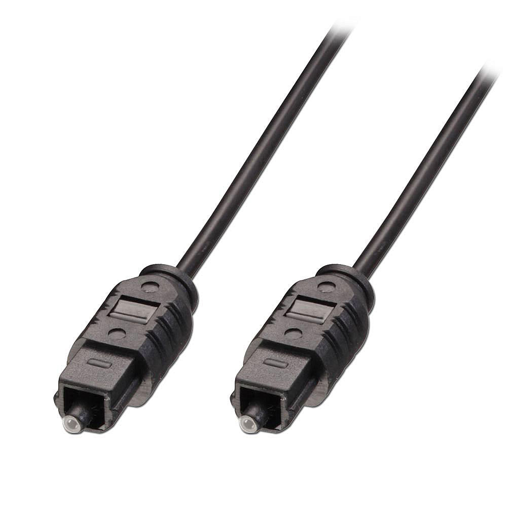 Lindy Toslink-Audiokabel – 1 m, S/PDIF, Schwarz