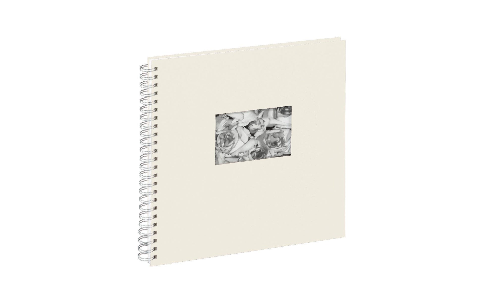 Pagna Fotobuch, Spiralbindung, 40 Seiten, 20 × 27 cm, Karton, Weiss, Frontseite wechselbar