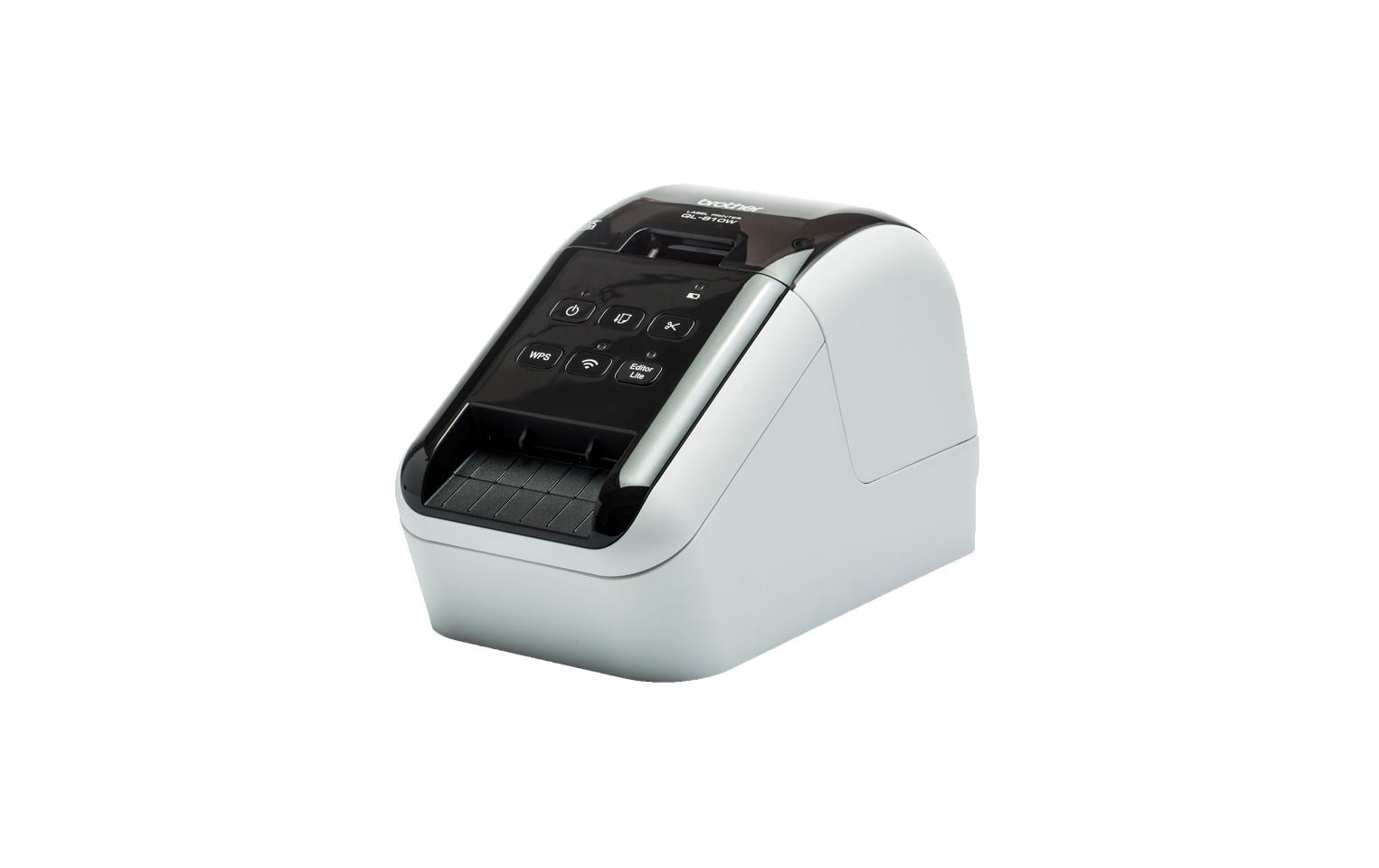 Brother QL-810W – Etikettendrucker, Thermodirekt, Auto-Cutter, WLAN, 300 dpi, für Etiketten bis 62 mm