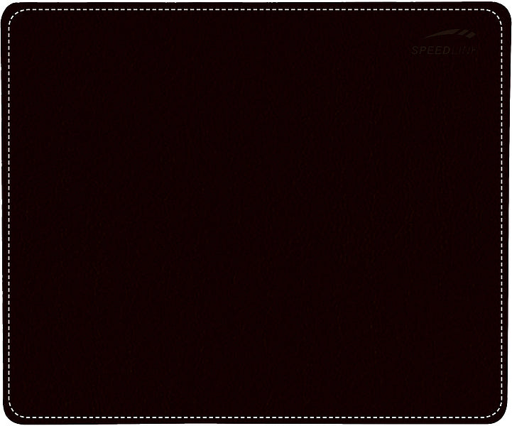 SPEEDLINK NOTARY Soft Touch SL-6243-LBK – Mauspad – 230 × 190 mm, Lederoptik, Schwarz