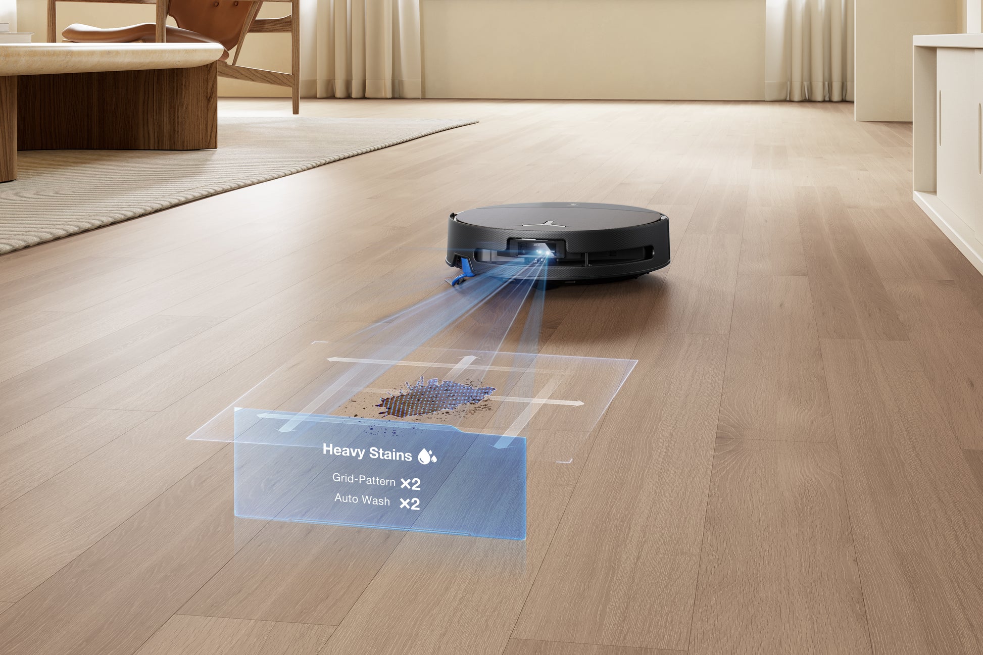 Ecovacs Deebot T90 PRO OMNI Saugroboter mit Absaugstation und Wischfunktion – 30000 Pa, 350 min, Höhe 98 mm