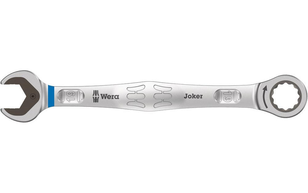 Wera Joker – Maul-Ringratschen-Schlüssel 19 mm Schlüsselweite 19 SB