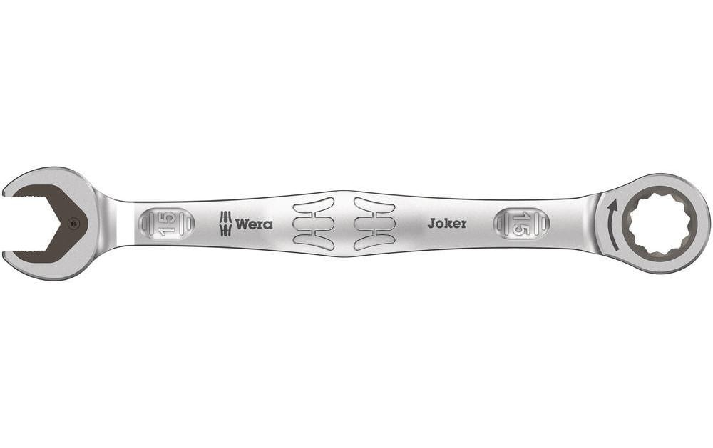 Wera Joker – Maul-Ringratschen-Schlüssel 15 mm Schlüsselweite 15 SB
