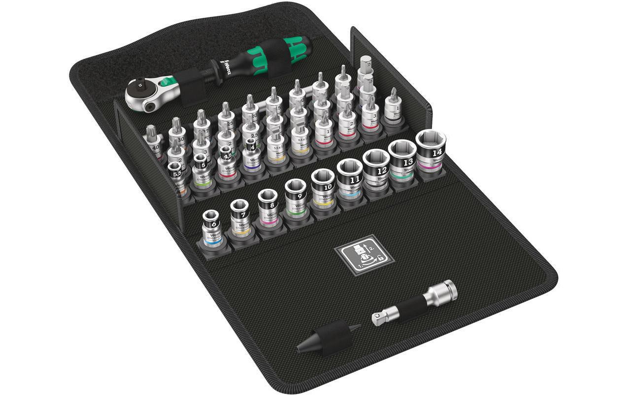 Wera Steckschlüssel-Set Zyklop Speed – Antrieb 1/4" – 8100 SA