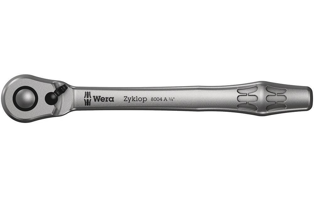 Wera Zyklop Metal – 1/4" Knarrensatz, 1-teilig, mit Ratsche, 8004 A