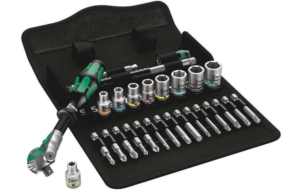 Wera Steckschlüssel-Set Zyklop Speed – Antrieb 1/4" – 8100 SA 6