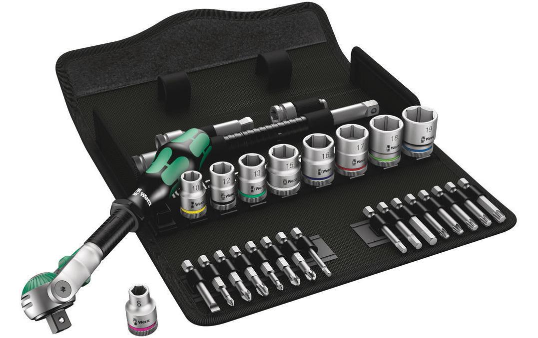 Wera Steckschlüssel-Set Zyklop – Antrieb 3/8" – 8100 SB 6