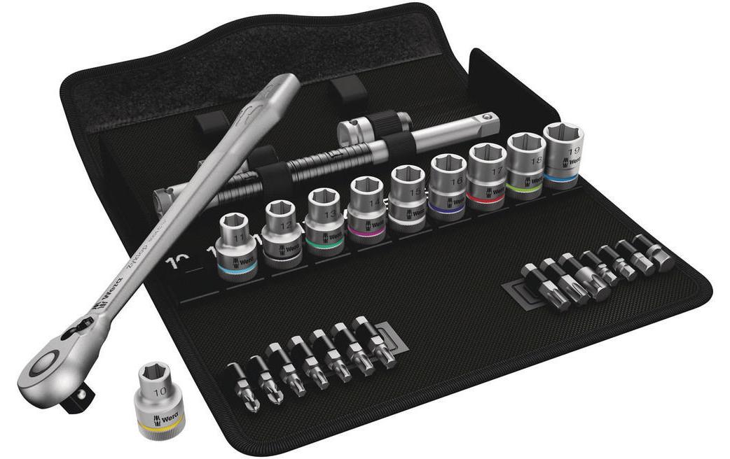 Wera Zyklop Metal Steckschlüssel-Set – Antrieb 1/2" – 8100 SC 8