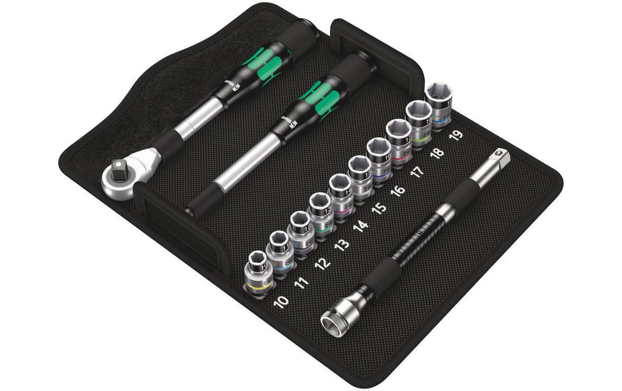 Wera Zyklop Hybrid-Knarrensatz 1/2 – Ergonomische Griffe
