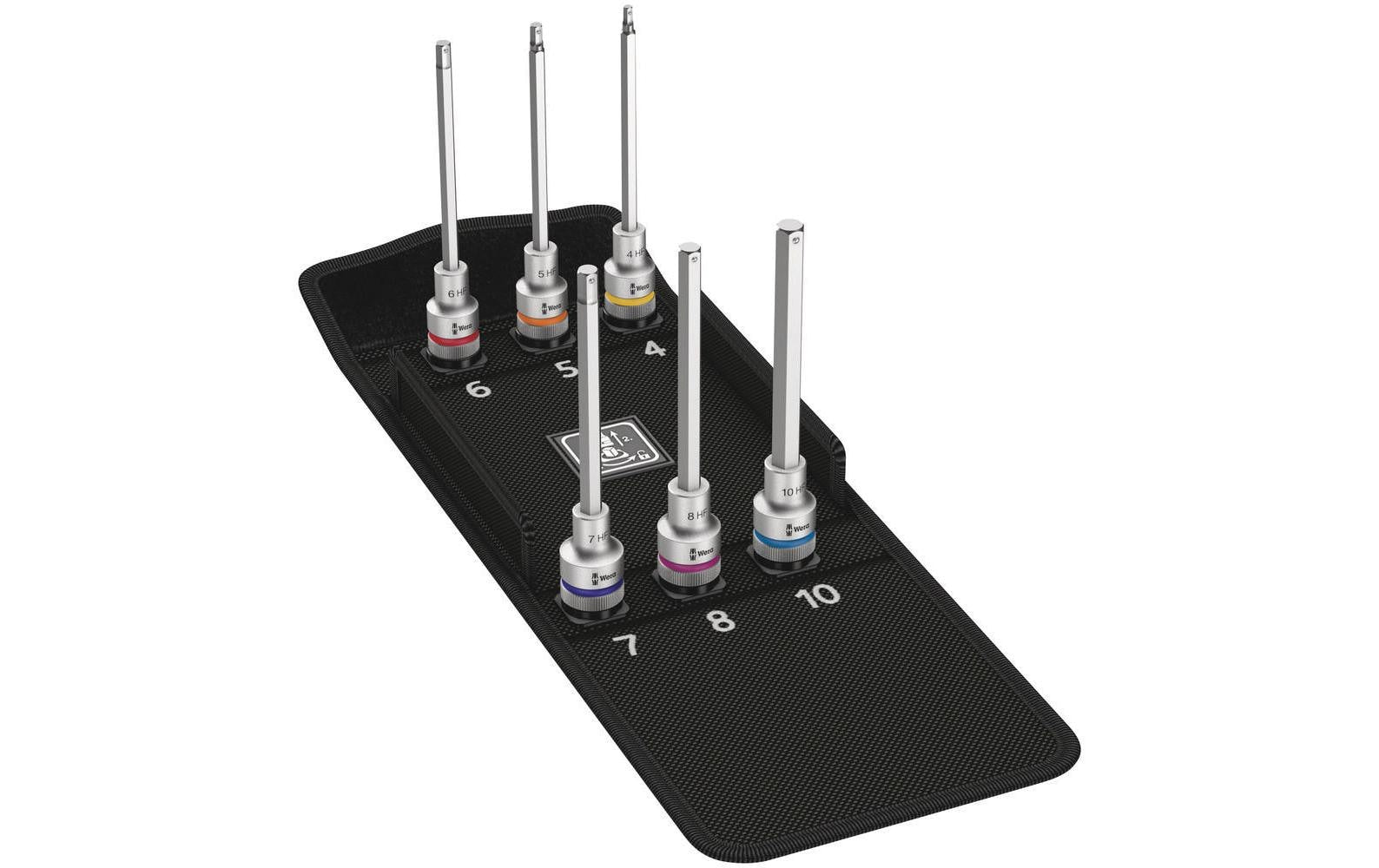 Wera Schraubendreher-Bit-Set – 6 Bits – Antrieb 1/2" – 8740 C HF 2
