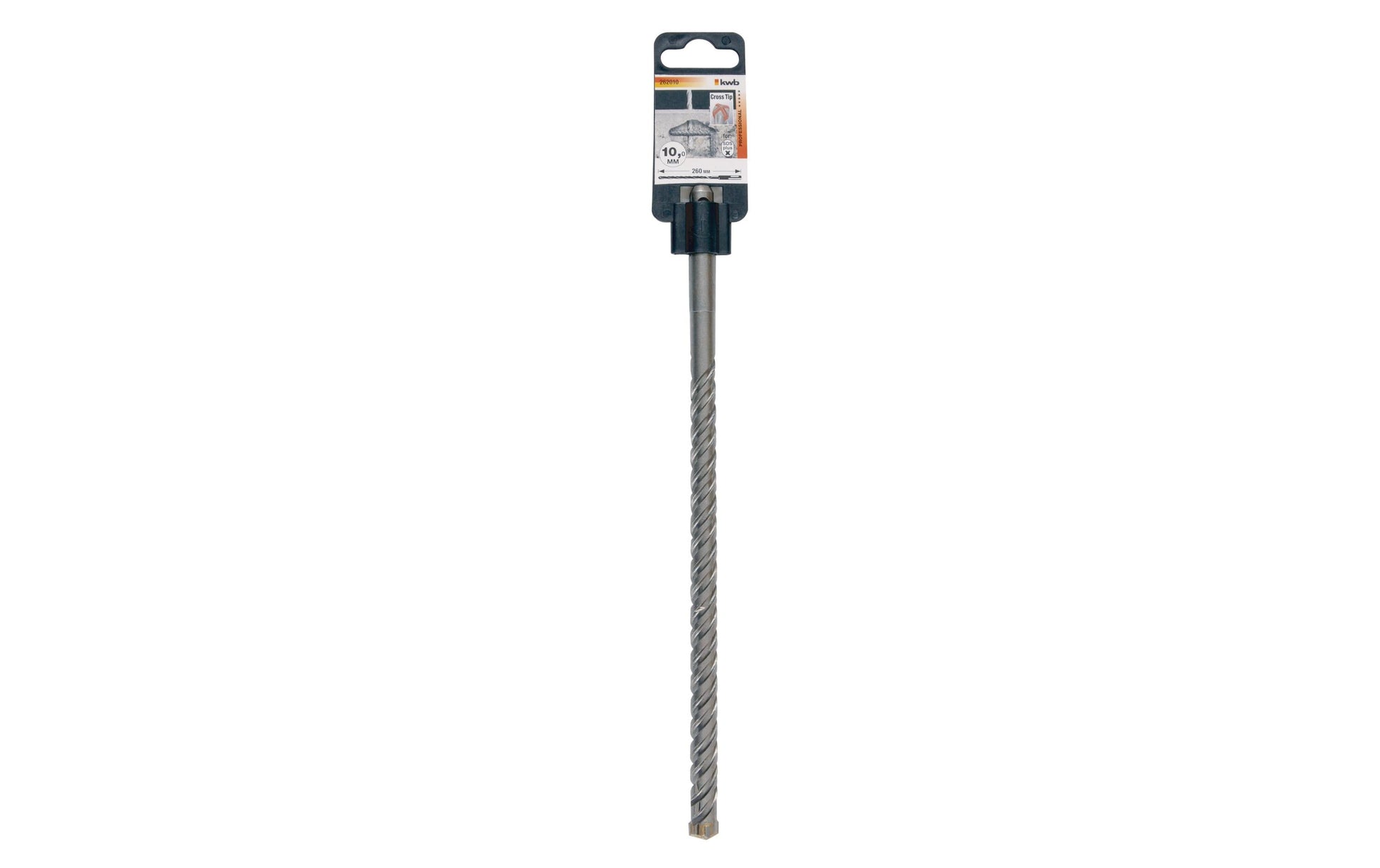 kwb Hammerbohrer – 260 mm, SDS-Plus, für Beton geeignet