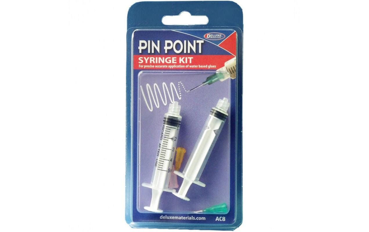 Deluxe Materials Spezialkleber – Transparent, für Kunststoff, Spender, Pin Point Spritzen-Set
