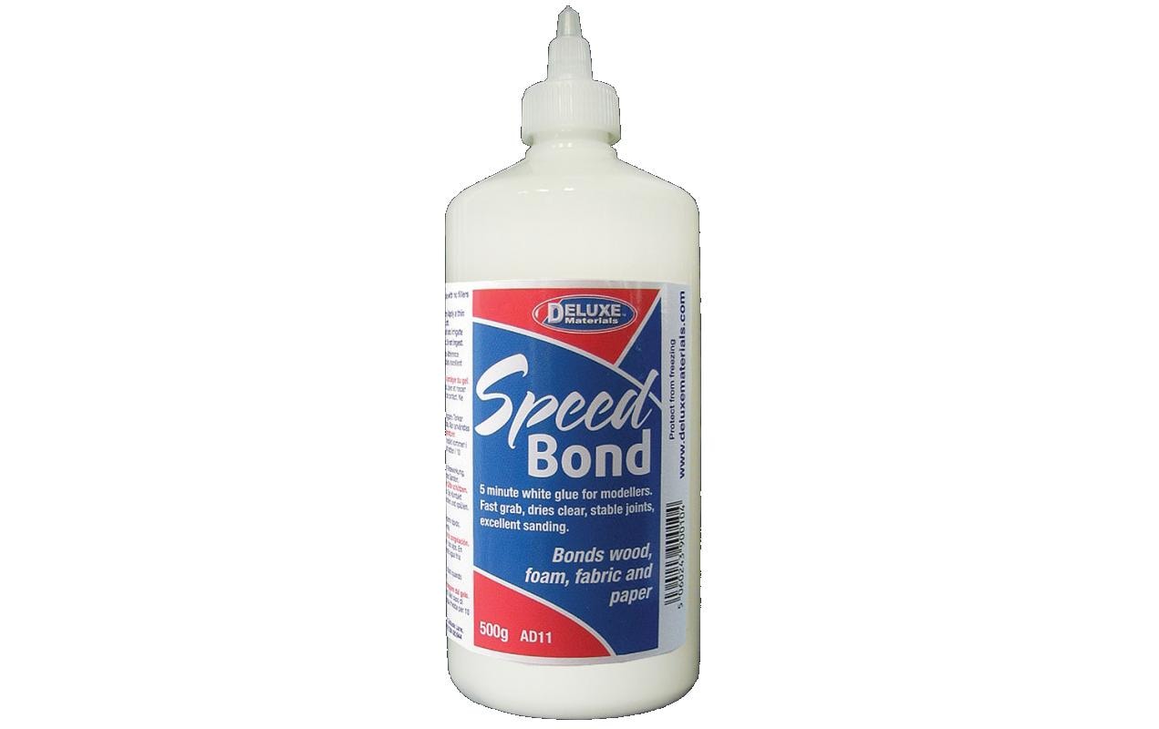 Deluxe Materials Kontaktkleber Speedbond – blau, weiss – für Holz