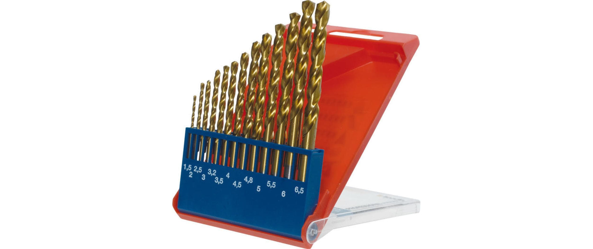 kwb Titan-Spiralbohrer-Set, Gold, 13 Stk.