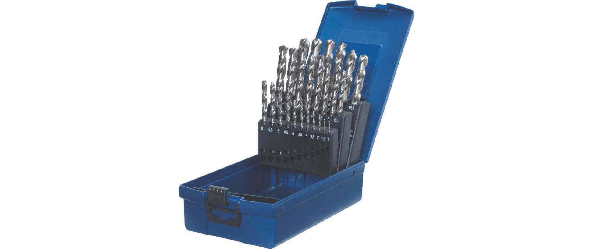 kwb Spiralbohrer-Set, 1-13 mm, grau, 25 Stk.
