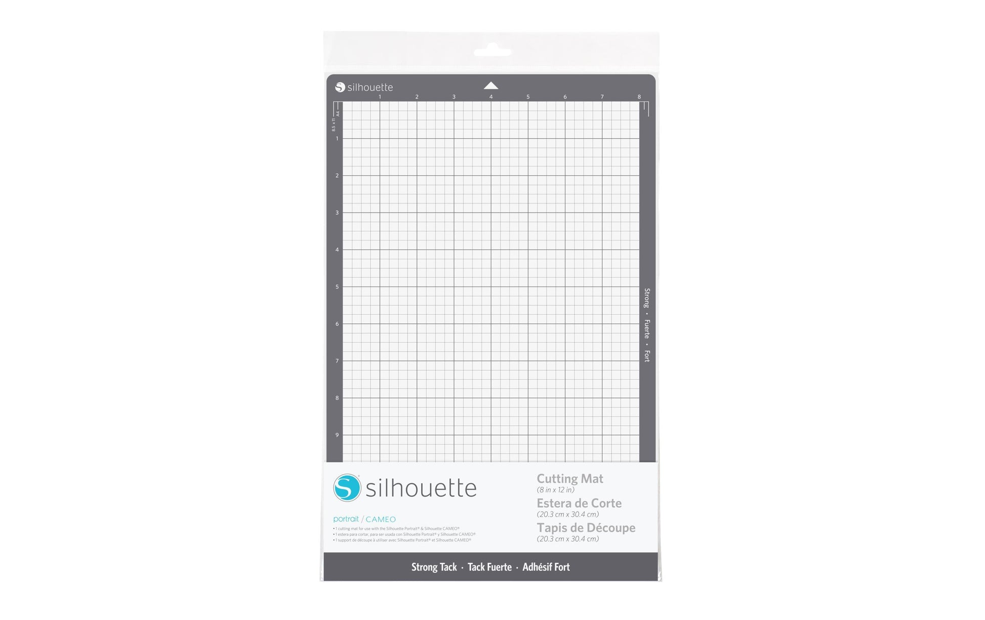 Silhouette Plotter-Matte – 20,3 × 30,5 cm – grau – für Silhouette Cameo 5 Plus