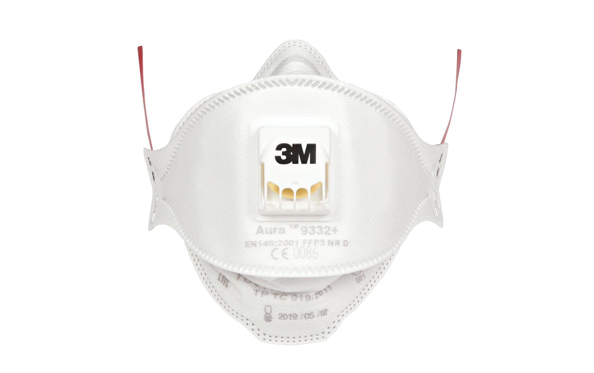 3M Atemschutzmaske FFP3 9332+ – Einheitsgrösse – Weiss – 10 Stk. – EN 149