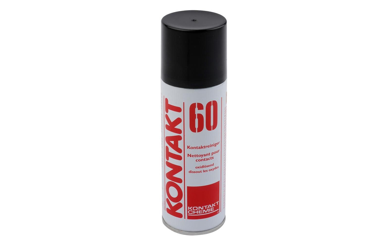 Kontakt Chemie KONTAKT 60 Kontaktspray – für elektrische Kontakte – 12er-Pack, 200 ml