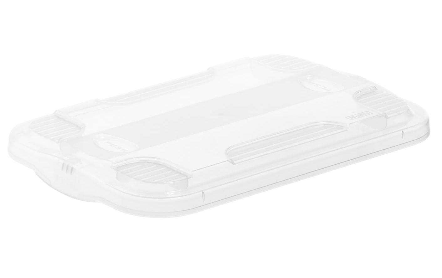 Rotho Deckel Agilo – Polypropylen, transparent, 30 × 2,5 × 19,5 cm