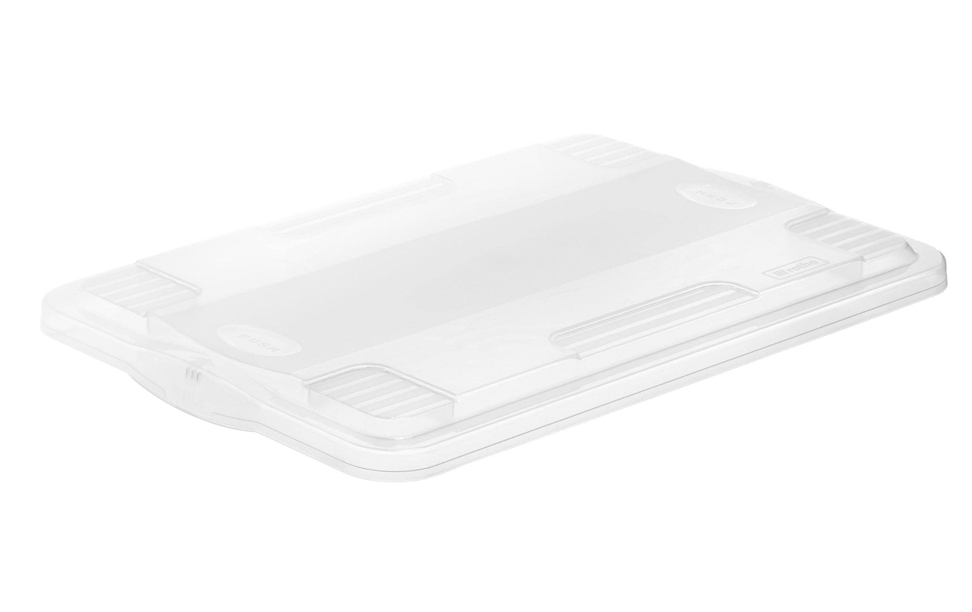Rotho Deckel für Aufbewahrungsbox Agilo – Kunststoff, transparent, 60 × 4 × 39,5 cm