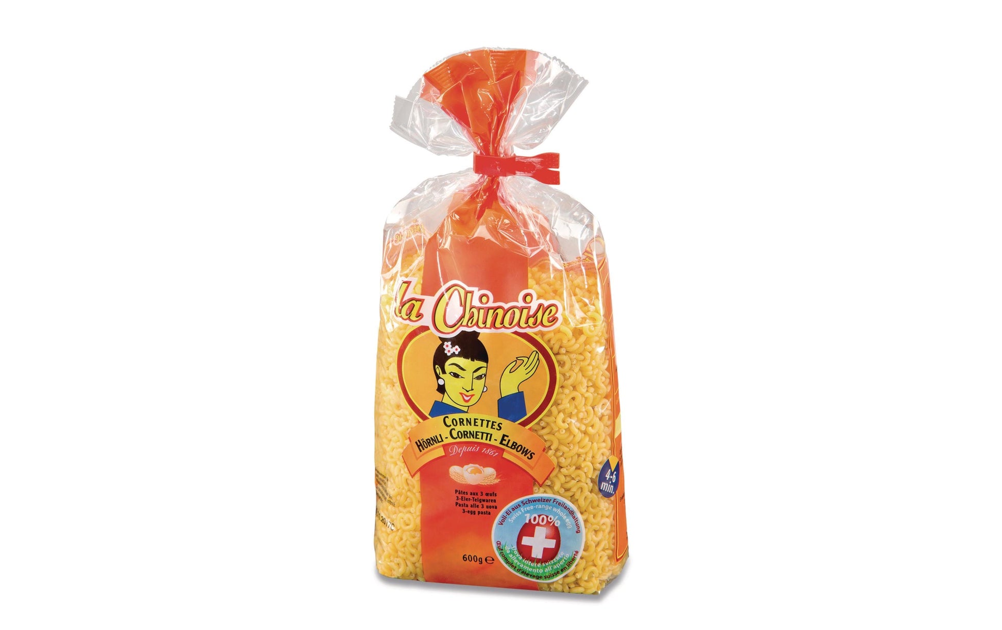 La Chinoise Feine Hörnli – laktosefrei – 600 g
