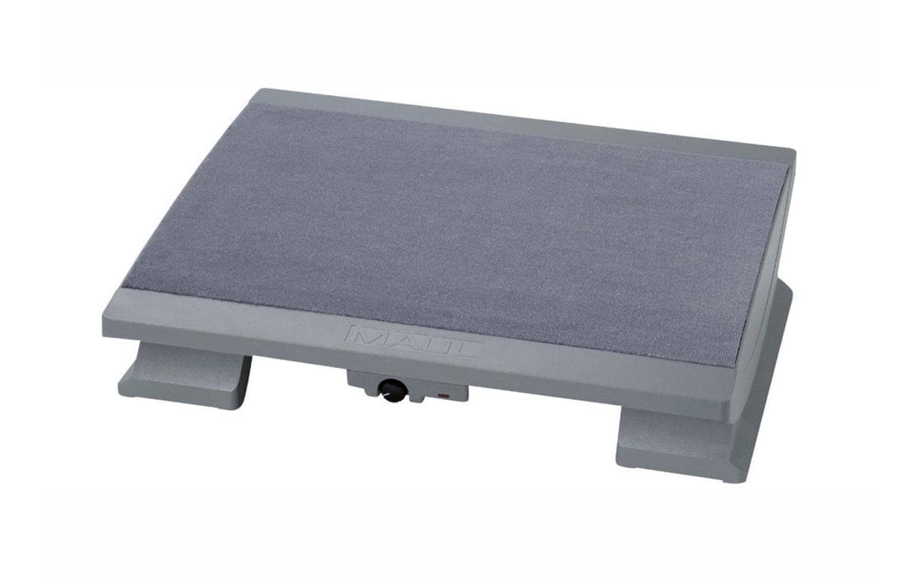 MAUL Fussstütze – grau – 450 × 390 mm – Kunststoff, rutschfest