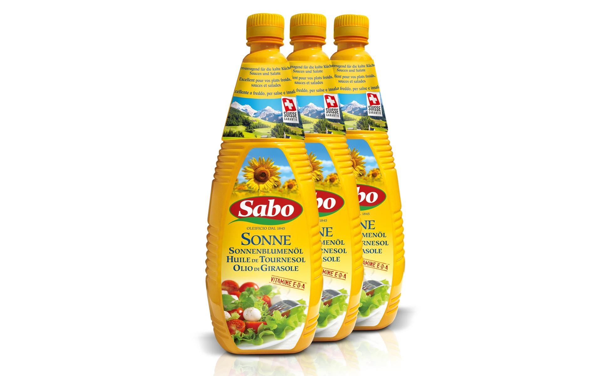 Sabo Sonnenblumenöl – 3×1 l