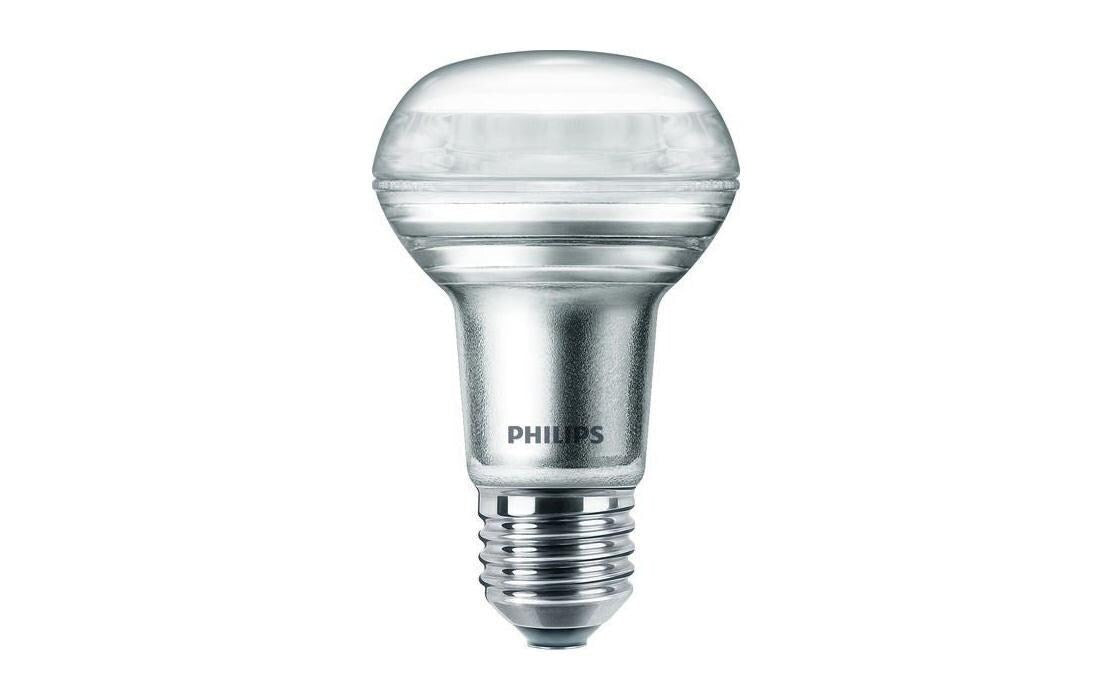 Philips LED-Leuchtmittel E27 R63 – Warmweiss 2700 K, 410 lm, 4,5 W, dimmbar – CorePro
