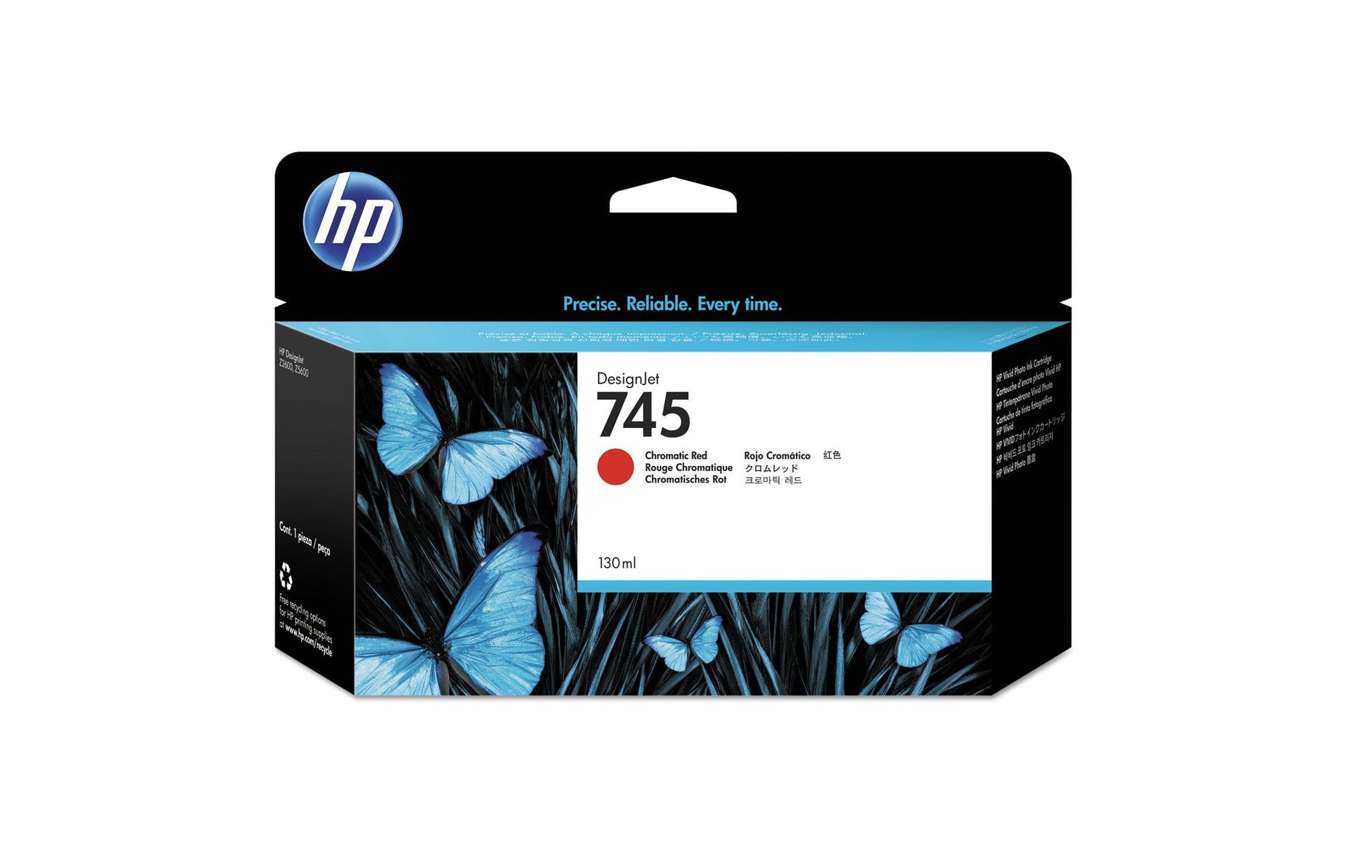 HP Tintenpatrone 745, Chromatisches Rot