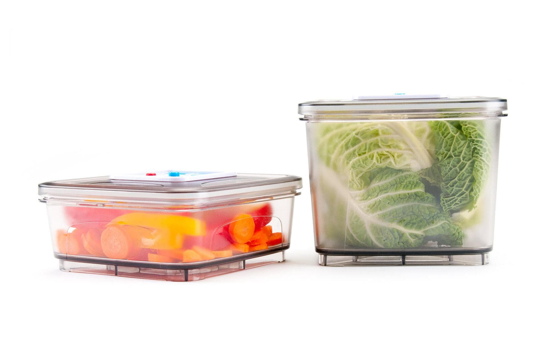 Gastroback Vakuum-Verschlussbehälter – 1 l, für z.B. 46008, 46012, 46013, 2 Stk., Kunststoff, Transparent
