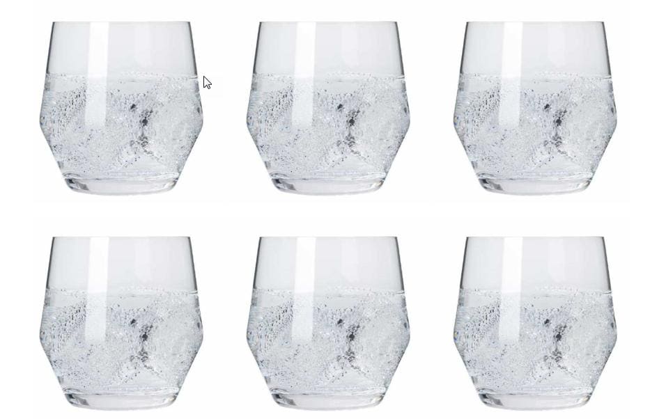 LEONARDO Puccini Whiskyglas – 0,31 l, Kristallglas, Transparent, Spülmaschinenfest, 6 Stück
