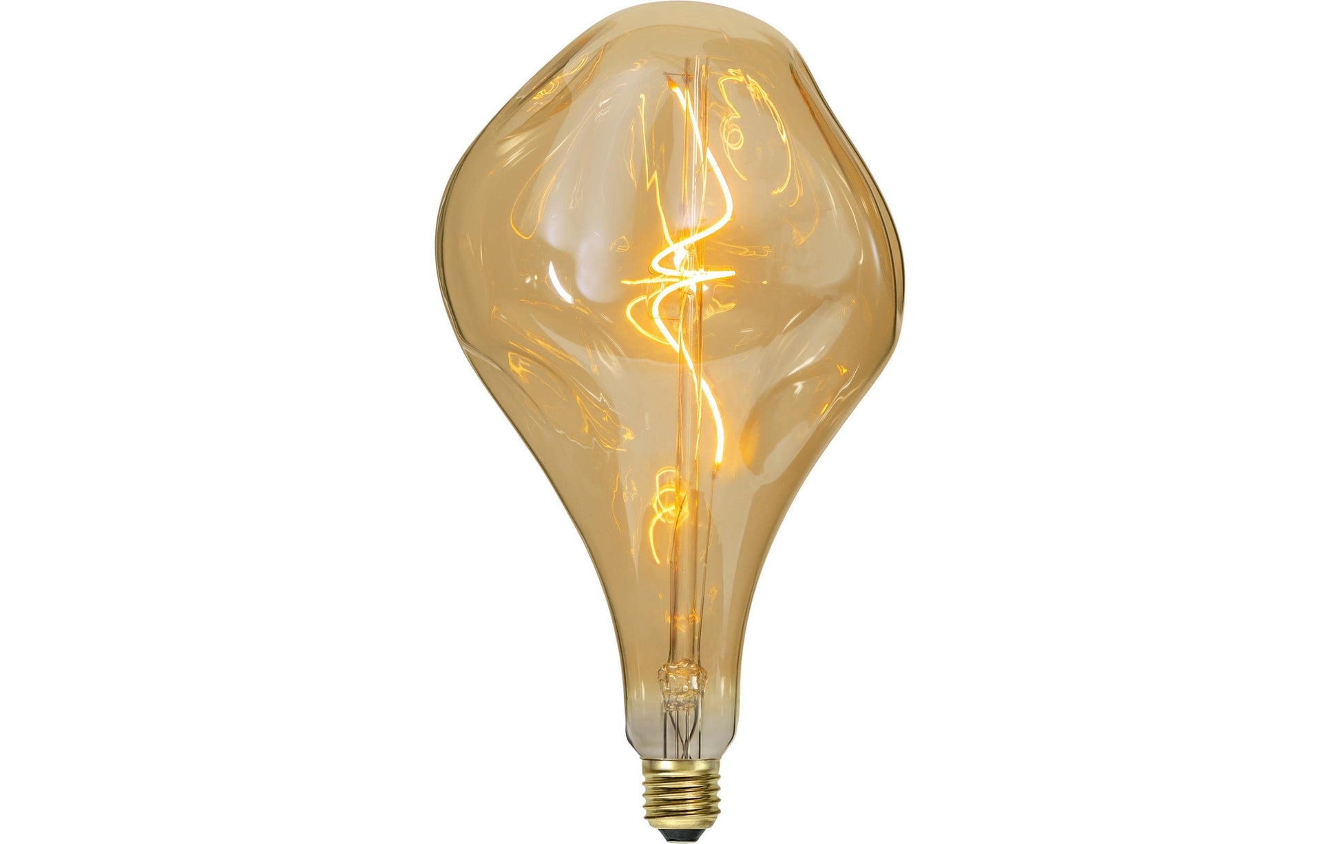 Star Trading Leuchtmittel E27 A165 – Warmweiss 2000 K, 220 lm, 3,8 W, dimmbar – IP44 – 1 Stk. – Gold, Glas