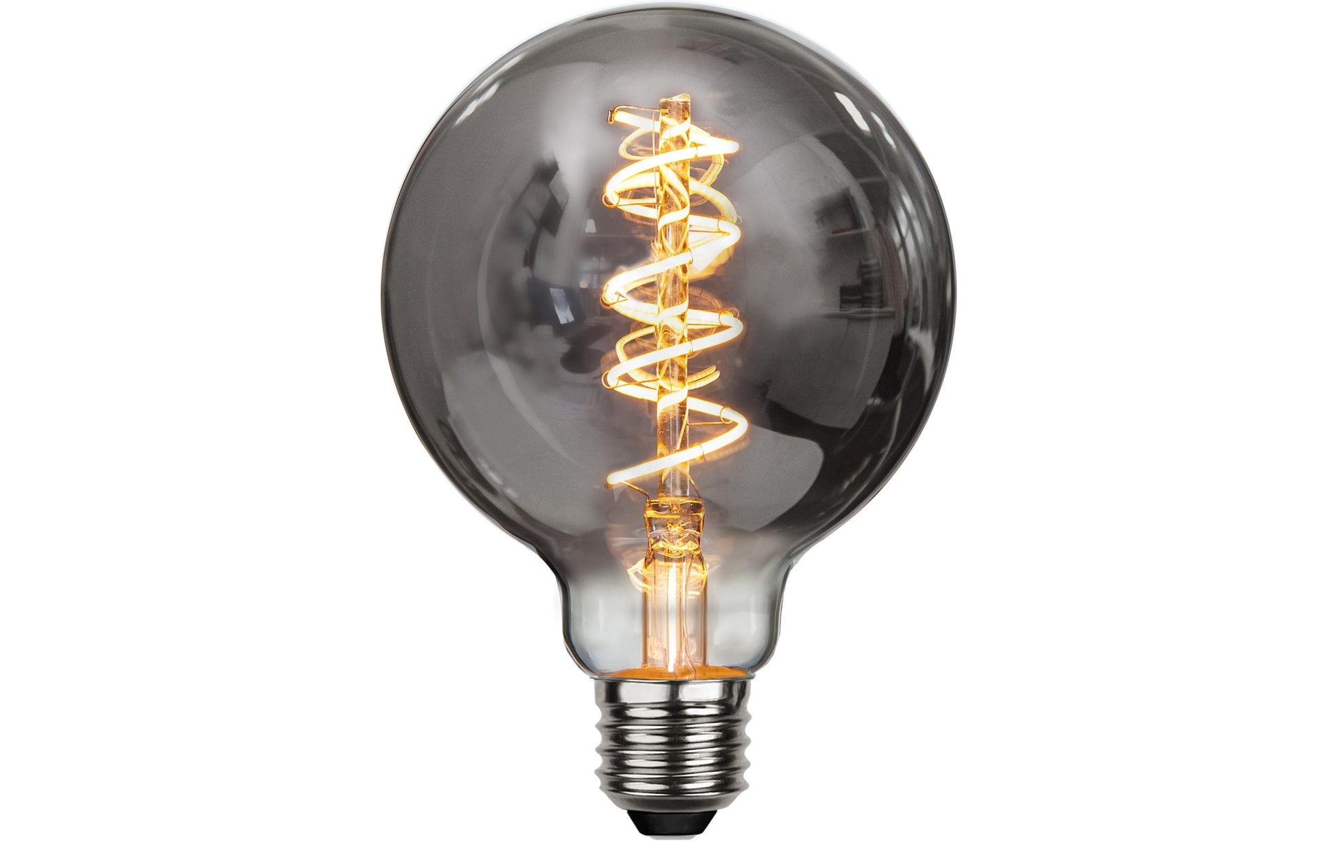 Star Trading LED-Leuchtmittel E27 G95 – Warmweiss 2100 K, 50 lm, 2 W – dimmbar – 1 Stk. – getöntes Glas