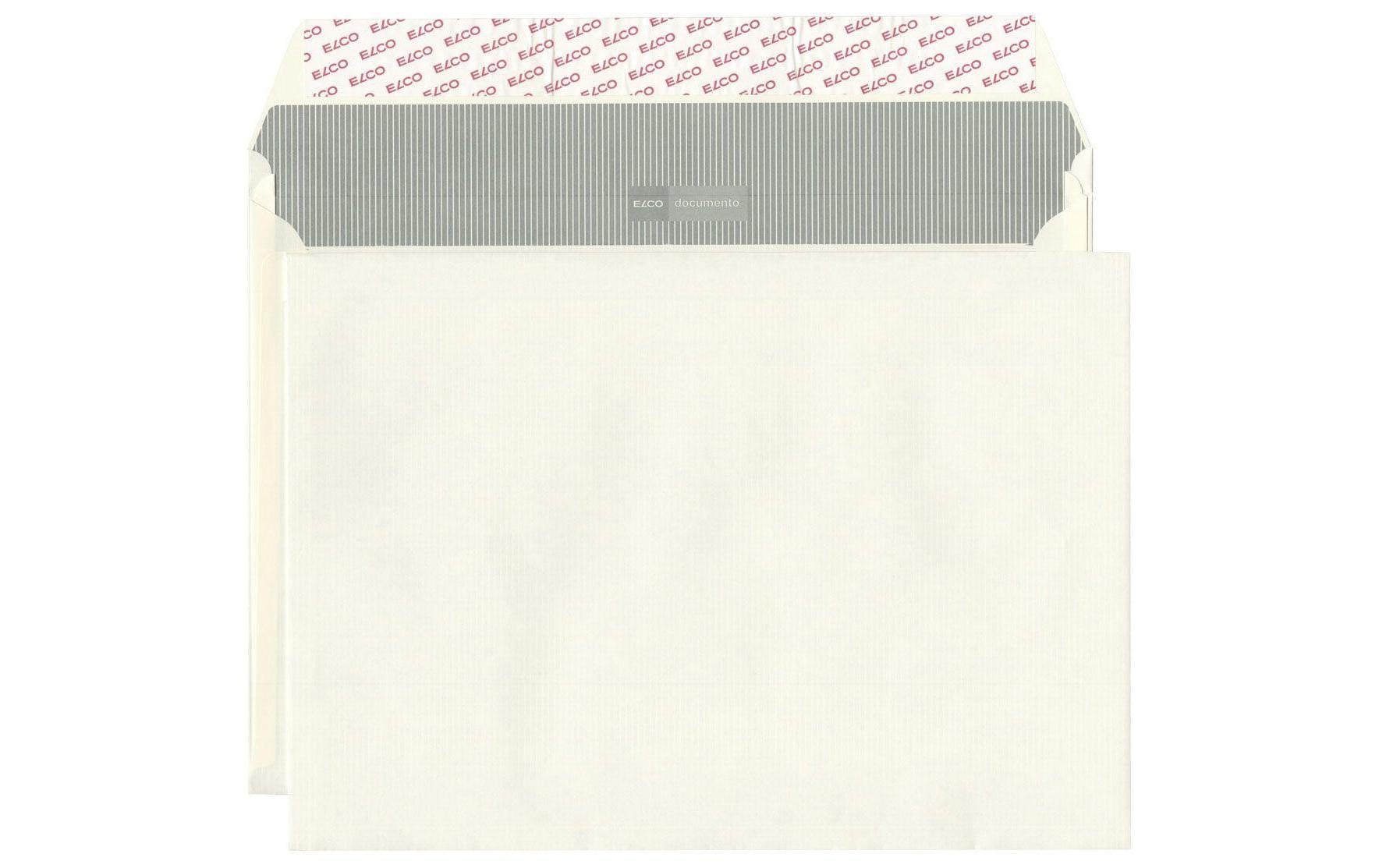 Elco Seitenfaltentasche B5, Selbstklebend, Beige, 120 g/m², 20 mm Falte – 250 Stk.