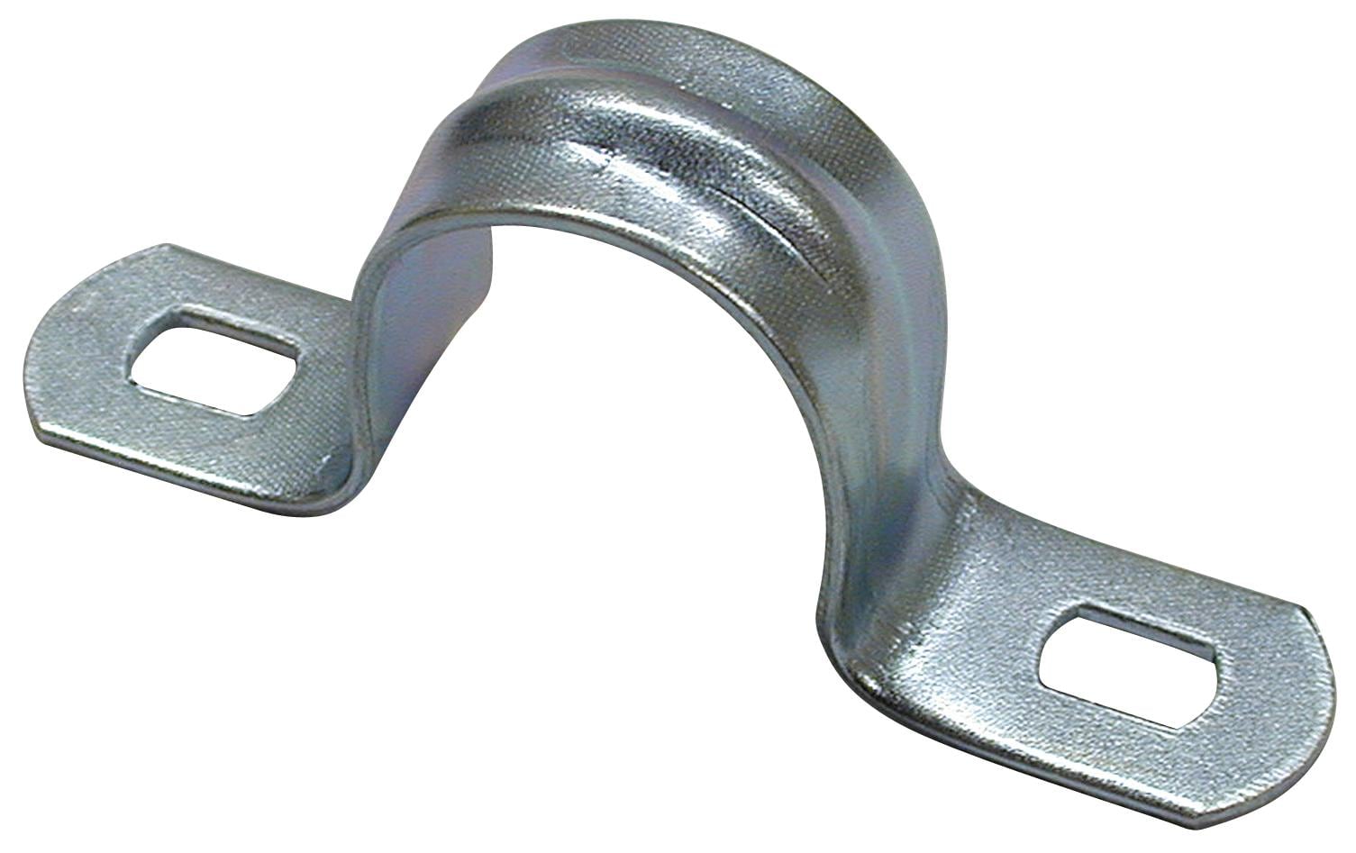 Steffen Kabelhalter, 2-lappig, Ø 16 mm, 10er-Pack – silber