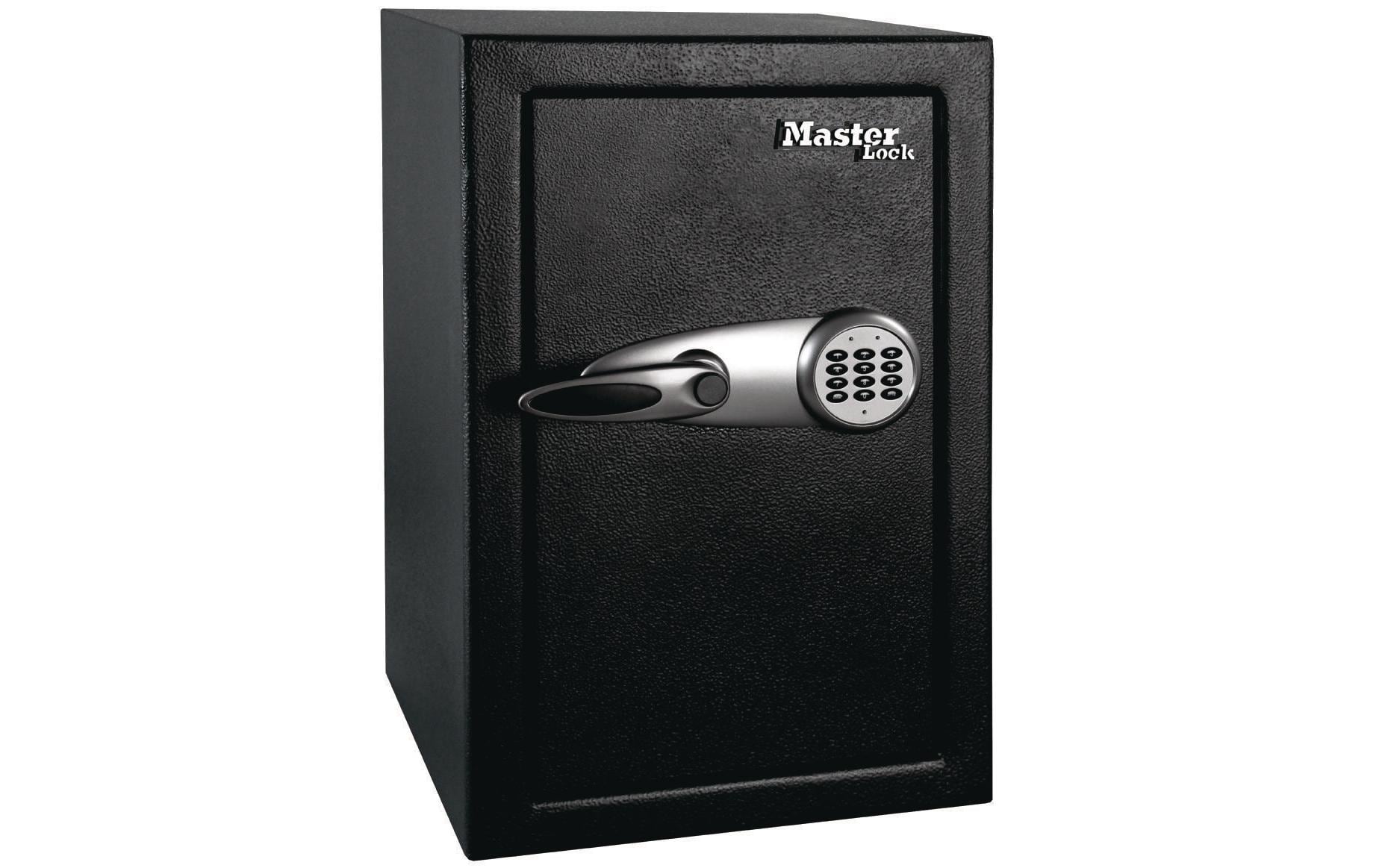Master Lock Tresor T6-331 – Elektronik + Schlüssel – 61,7 l – Einbruchschutz – Schwarz
