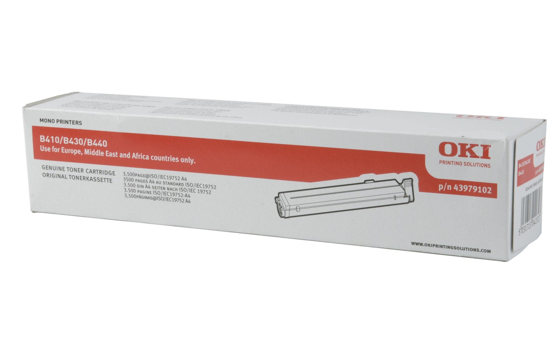 OKI Toner – schwarz, 3500 Seiten