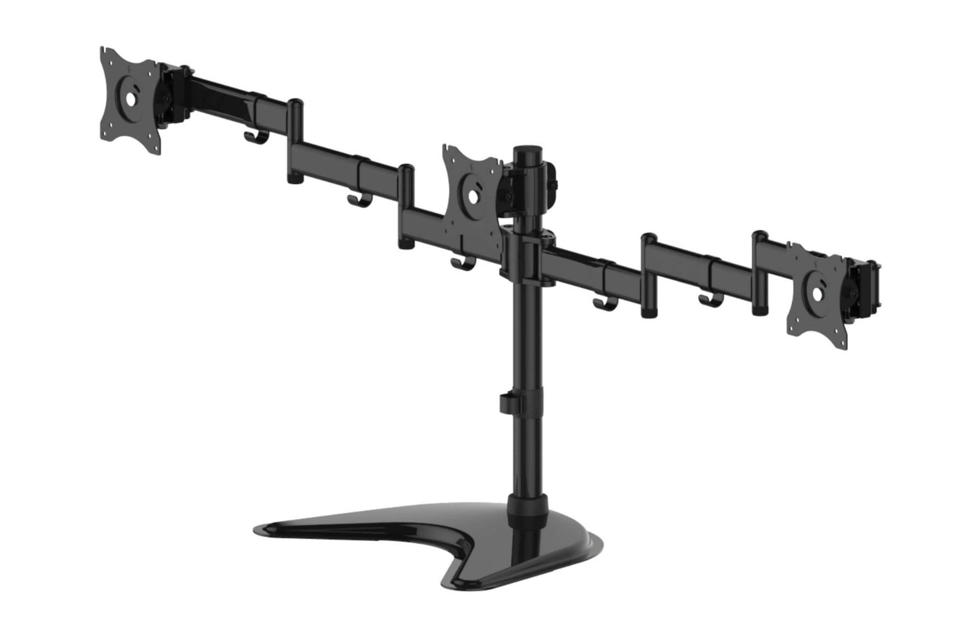 Multibrackets MB 3392 – Tischhalterung, 3-fach, Standfuss, bis 27", VESA 100 × 100 mm, 8 kg