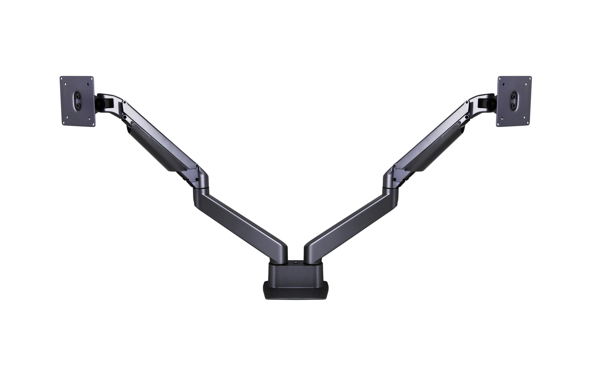 Multibrackets Tischständer Duo 3965 – Tischhalterung, Dual, bis 32", VESA 100 × 100 mm, 10 kg, Drehbar, Schwarz