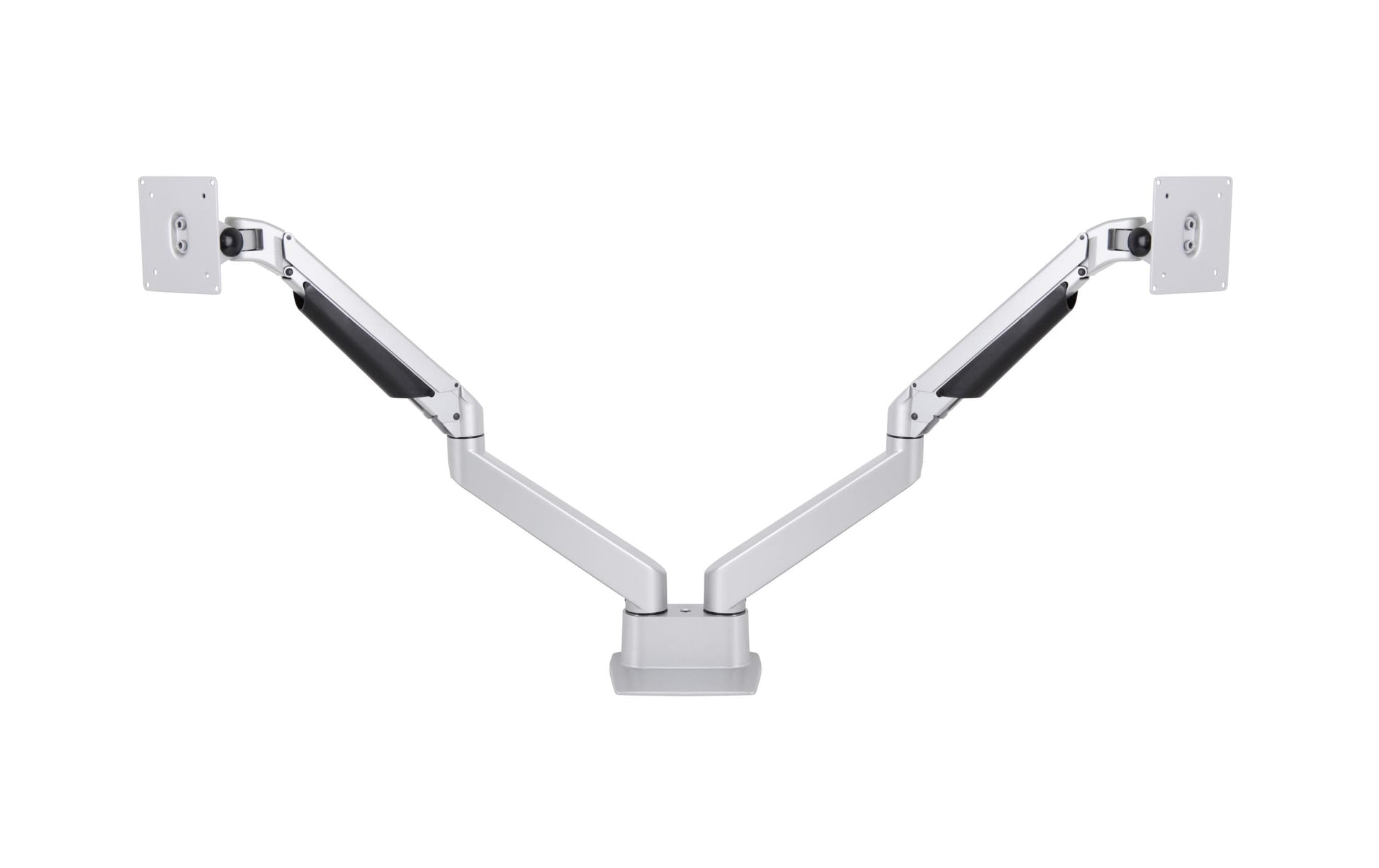 Multibrackets Tischständer Duo 3972 – Tischhalterung, Dual, bis 32", VESA 100 × 100 mm, 10 kg, neigbar, silber