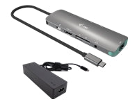 i-tec MetalNanoDock Dockingstation – USB-C, HDMI, 3× USB-A, 100 W PD, GbE, für Windows/Mac/ChromeOS