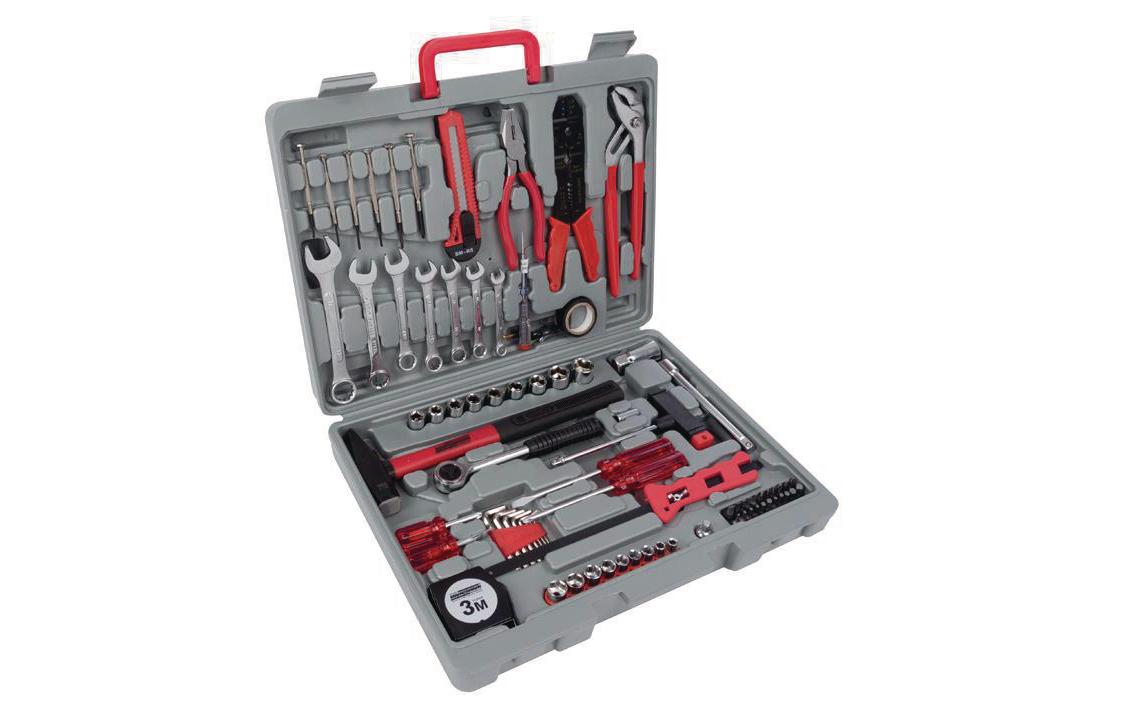 Toolland HSET555 – Reparatur-Toolkit – Grau, Kunststoff – 555er-Pack
