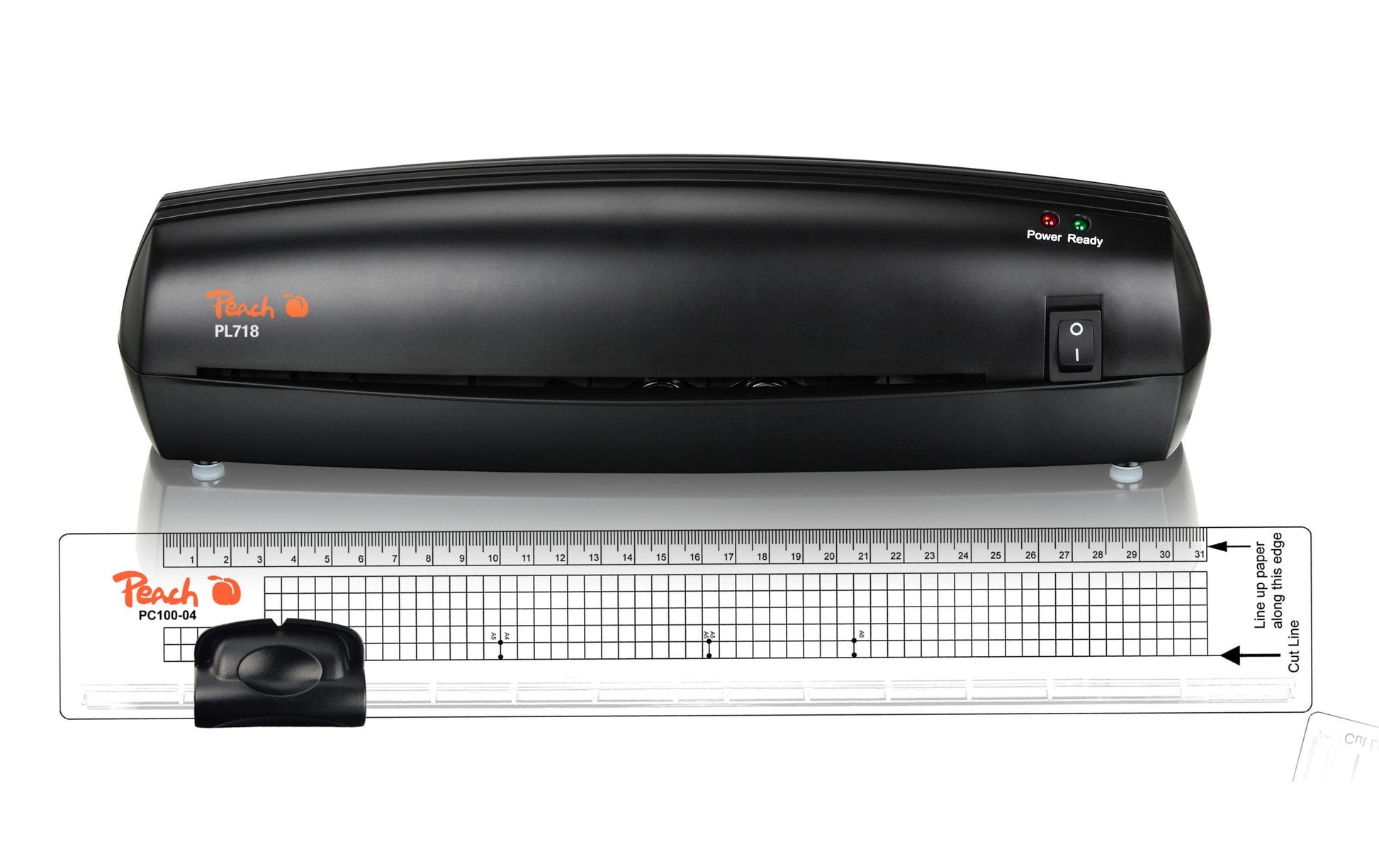 Peach PBP105 Laminiergerät A4 – Heisslaminator, bis 80 µm, 2 Rollen, 250 mm/min
