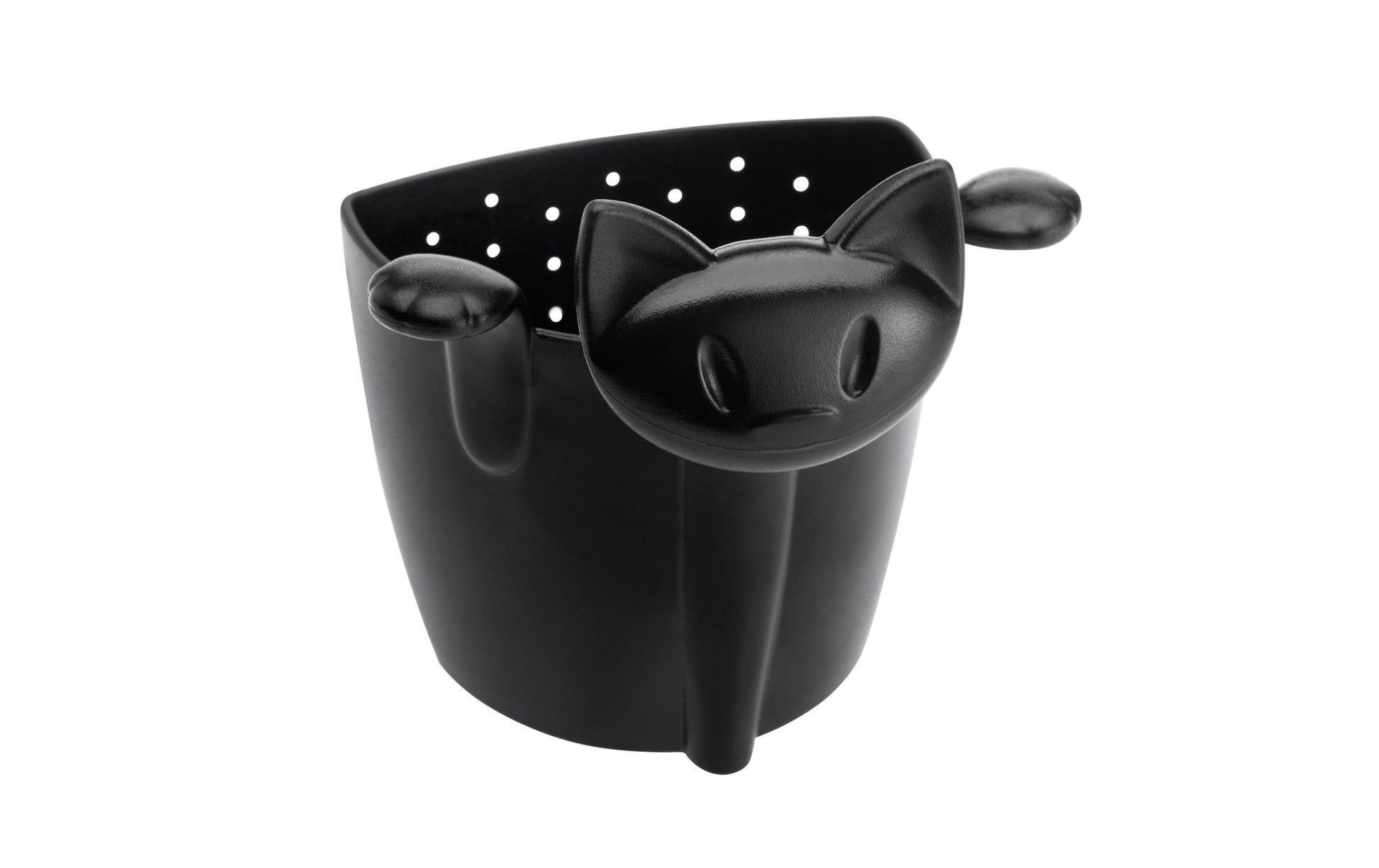 Koziol – Teesieb 6,6 × 6 × 7,6 cm, Kunststoff, BPA-frei, schwarz
