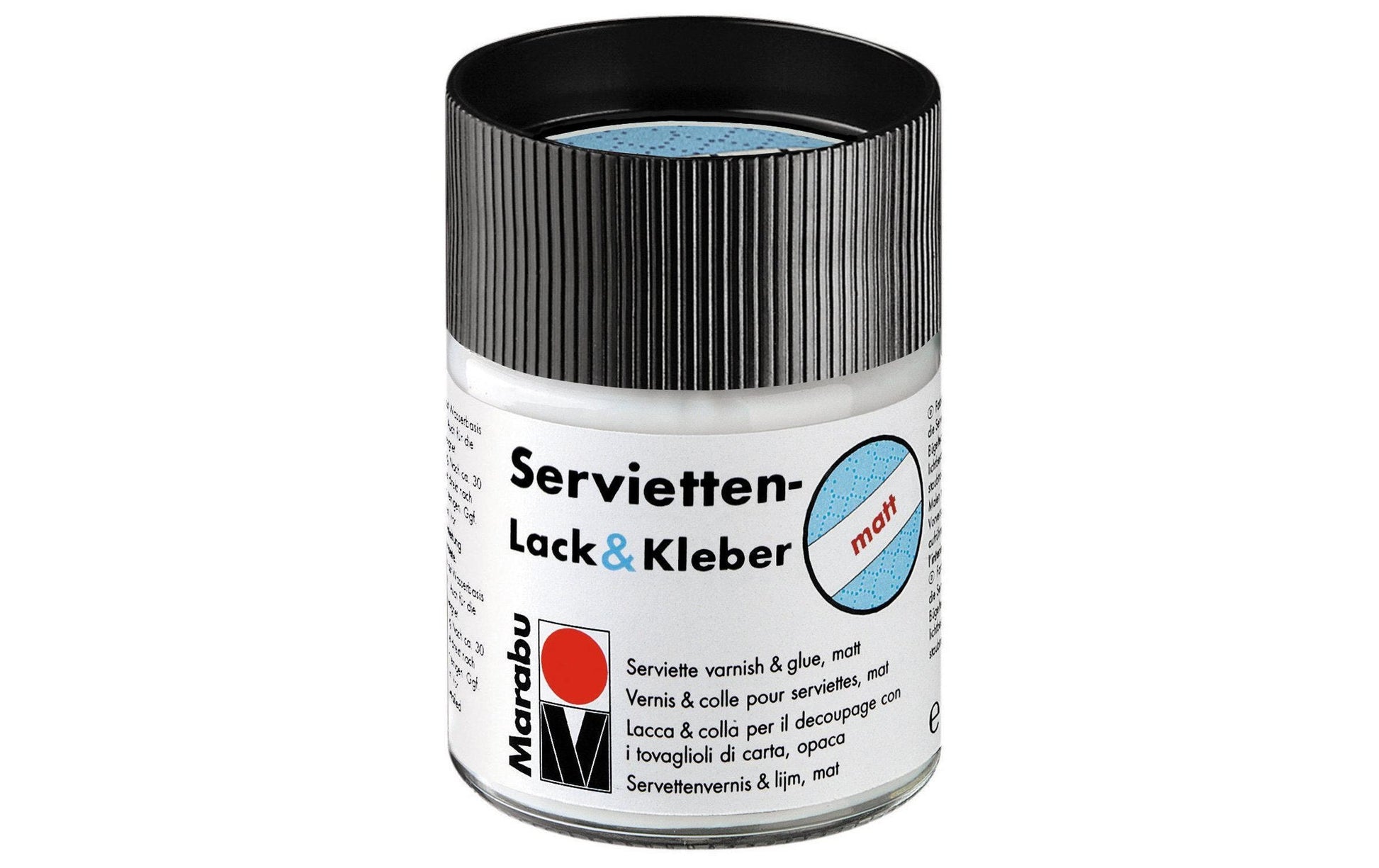 Marabu Kleber & Lack Servietten – matt, auf Wasserbasis, 50 ml