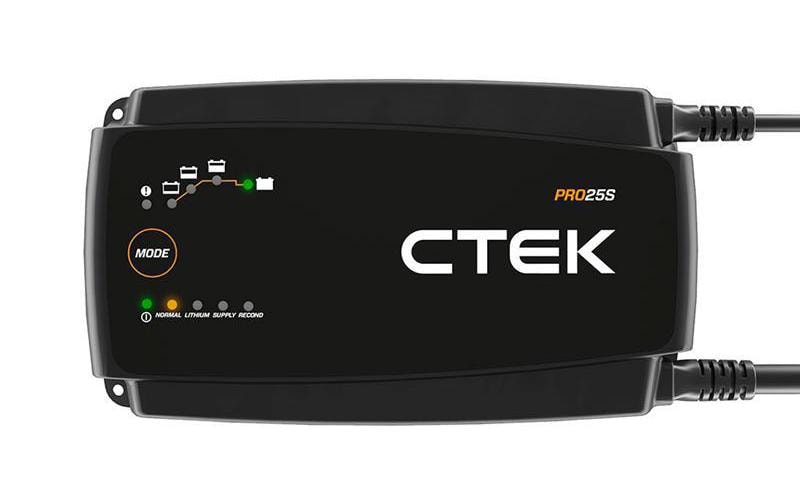 CTEK PRO25S Batterieladegerät 25 A – für 12 V Batterien (LiFePo4), bis 500 Ah – Erhaltungsladung